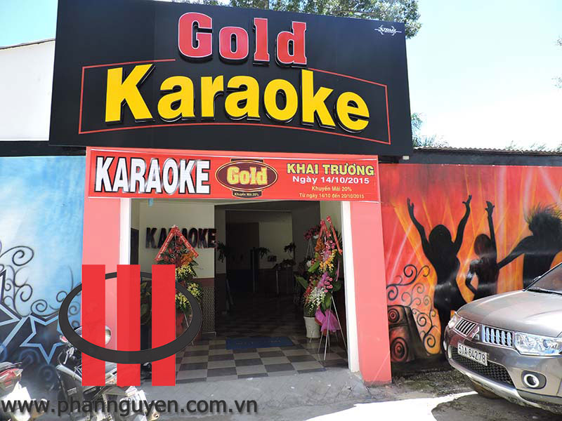thi công phòng karaoke GOLD