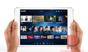 Giao diện điều khiển Hanet PlayX One trên tablet