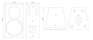 Kích thước loa ADM-12