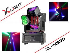 Đèn Led Mini Moving Beam 8 Dual XLight XL-MB8D