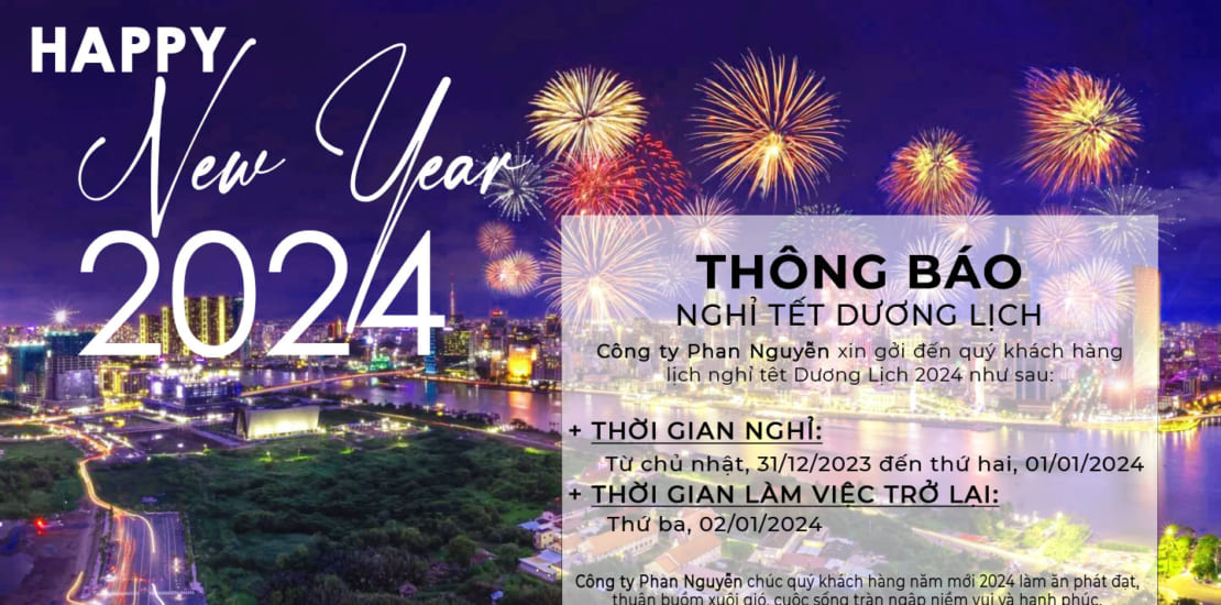 Phan Nguyễn Audio HAPPY NEW YEAR! THÔNG BÁO LỊCH NGHỈ TẾT DƯƠNG LỊCH 2024