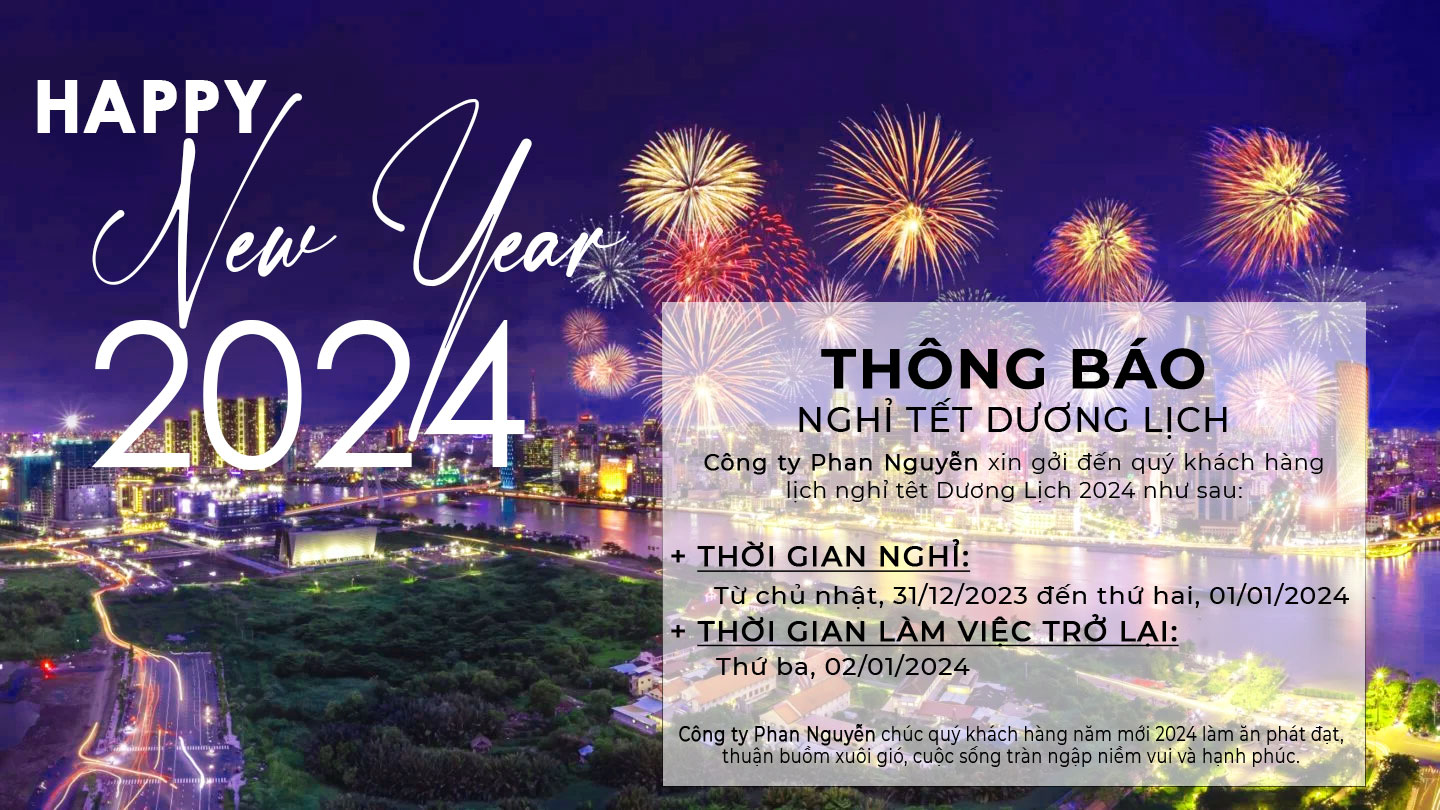 Phan Nguyễn Audio HAPPY NEW YEAR! THÔNG BÁO LỊCH NGHỈ TẾT DƯƠNG LỊCH 2024